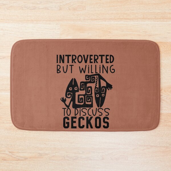 Item preview, Introverted but Willing to Discuss Geckos, Fat Tail Gecko, Reptile Geckos Fat Tailed designed and sold by DiensDesign.