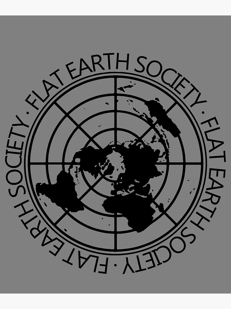 Disover Flat Earth Society Flat Earth Conspiracy Science Flat Earth Gear Premium Matte Vertical Poster