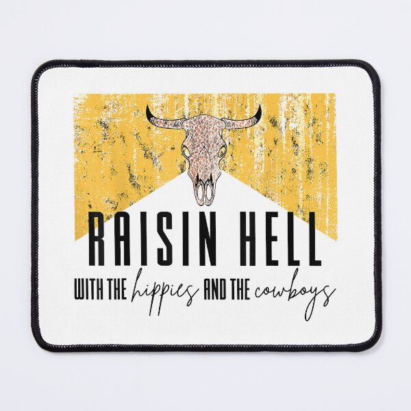 Item preview, Raising Hell With The Hippies And Cowboys designed and sold by shannange.