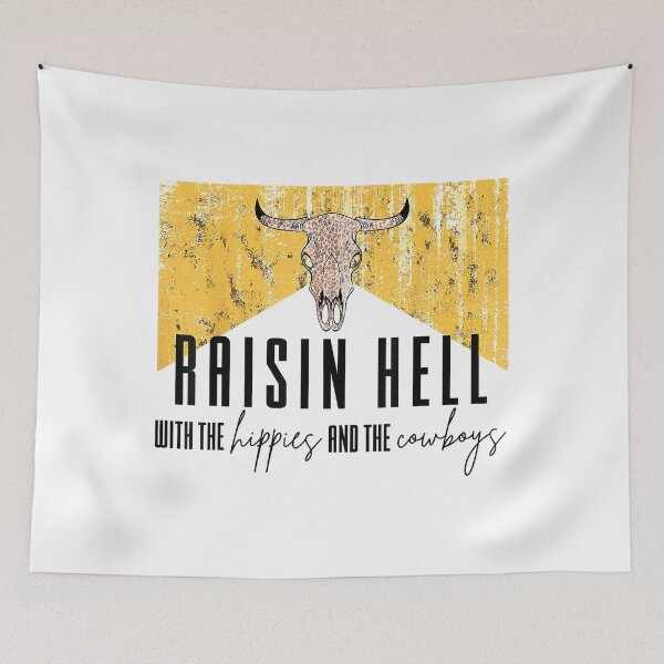 Item preview, Raising Hell With The Hippies And Cowboys designed and sold by shannange.