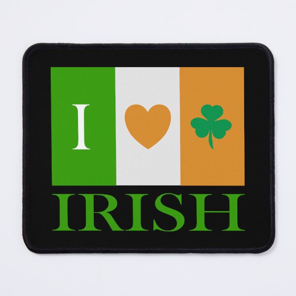Item preview, I Heart Shamrocks Irish Flag Happy St. Patrick's Day designed and sold by ZiesMerch.