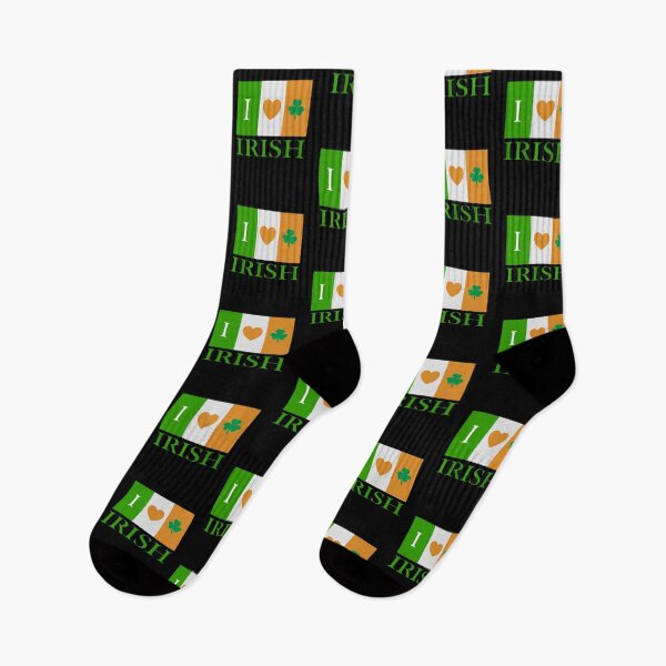 Item preview, I Heart Shamrocks Irish Flag Happy St. Patrick's Day designed and sold by ZiesMerch.
