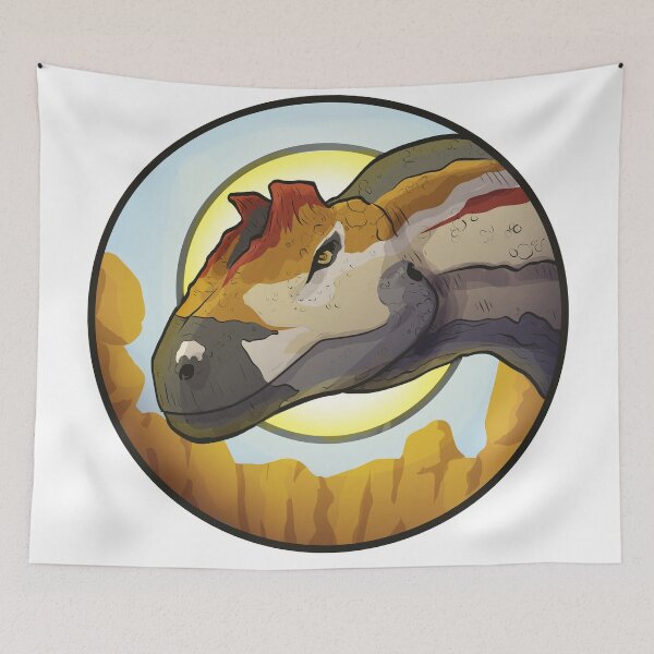 Item preview, Morrison Formation: Allosaurus Sticker designed and sold by Marcus-harding.