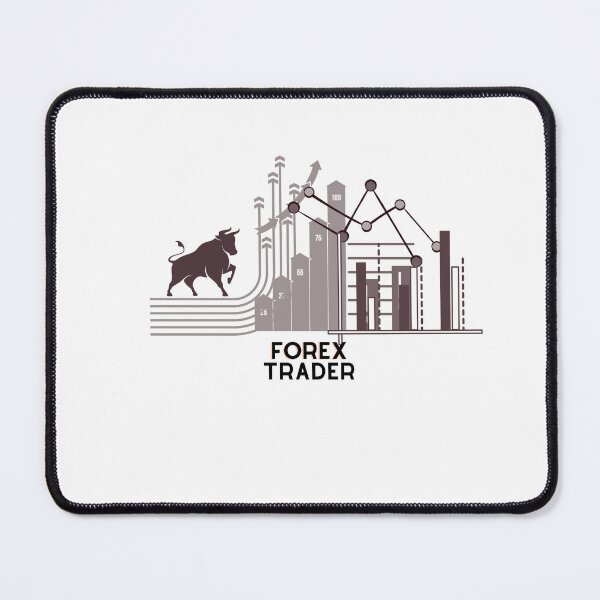 Item preview, Forex Trader | Traders Gift | Gift for stocks, forex, options, crypto and day traders | Elegant design | Bull with Charts designed and sold by TradingTeesKids.