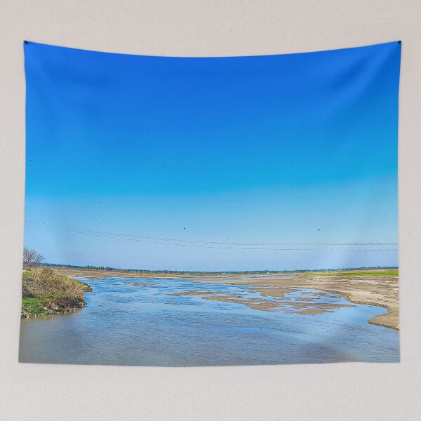 Item preview, Clear Blue Sky On Top Of Water Stream designed and sold by Saim-Photos.