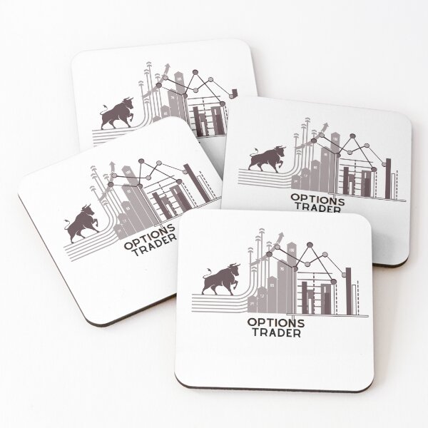 Item preview, Options Trader | Traders Gift | Gift for stocks, forex, options, crypto and day traders | Elegant design | Bull with Charts designed and sold by TradingTeesKids.