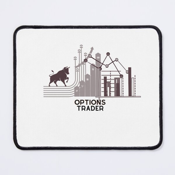Item preview, Options Trader | Traders Gift | Gift for stocks, forex, options, crypto and day traders | Elegant design | Bull with Charts designed and sold by TradingTeesKids.