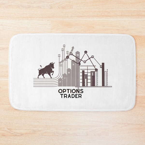 Item preview, Options Trader | Traders Gift | Gift for stocks, forex, options, crypto and day traders | Elegant design | Bull with Charts designed and sold by TradingTeesKids.