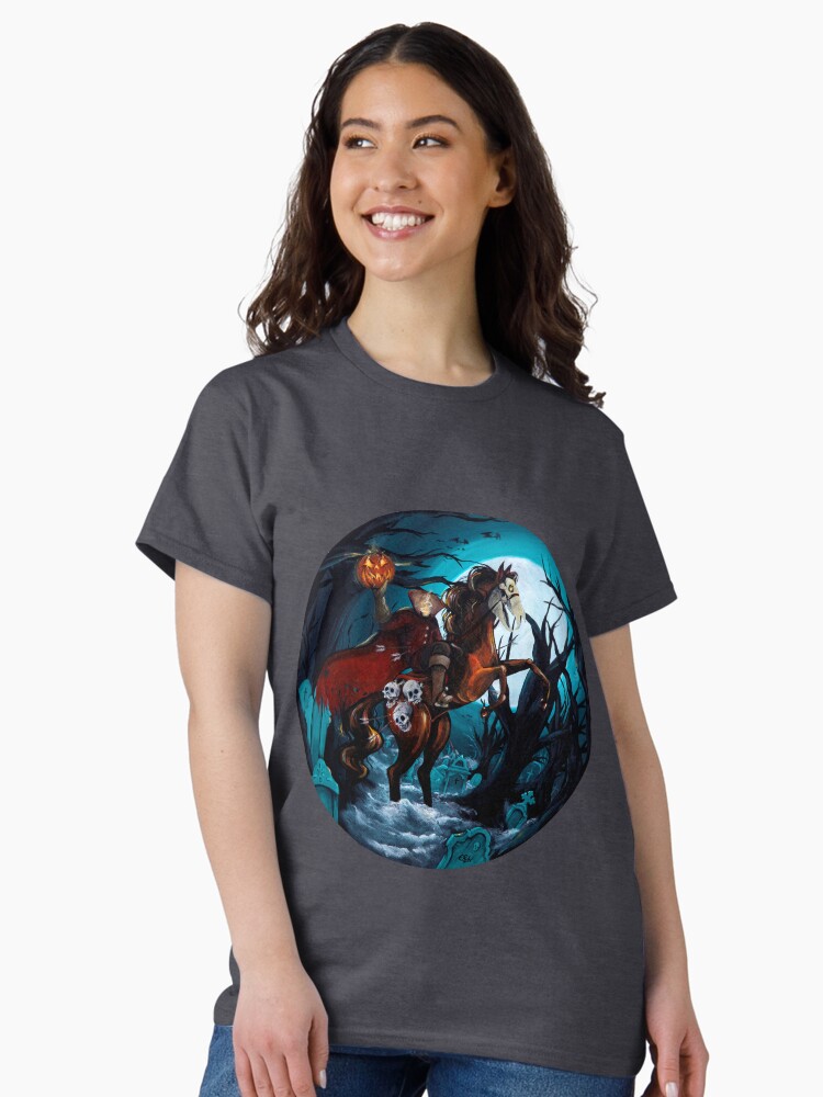 Thumbnail 2 of 7, Classic T-Shirt, The Headless Horseman designed and sold by ERWhittingham.