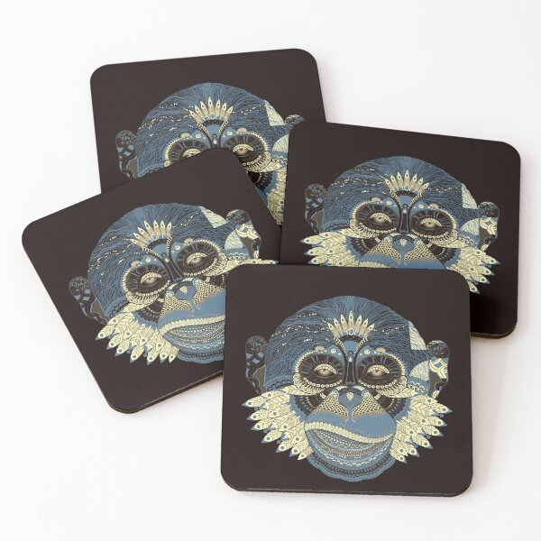 Item preview, Colorful Monkey Face designed and sold by Yahzhani.