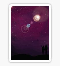 Purple Sky Sticker