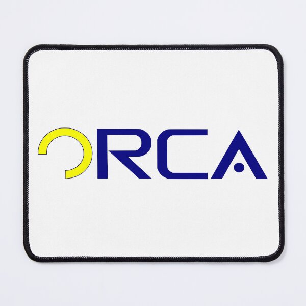 Item preview, Orca Logo Oceanic Research Center Australia Oceangirl Ocean Girl blue yellow contoured designed and sold by Future Nerd.