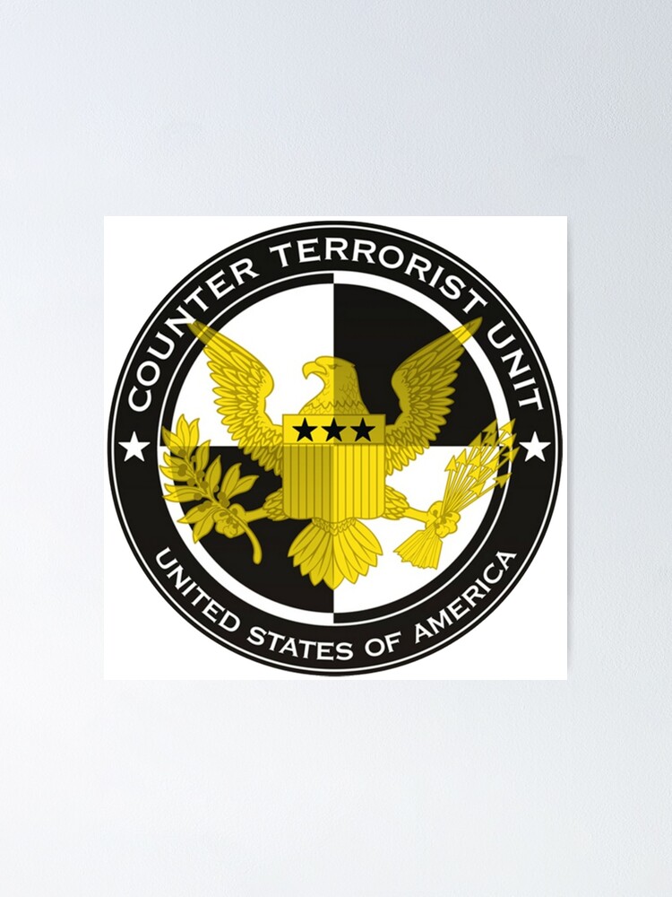 24 Counter Terrorist Unit Ctu Logo Poster For Sale By Themoviemerch Redbubble