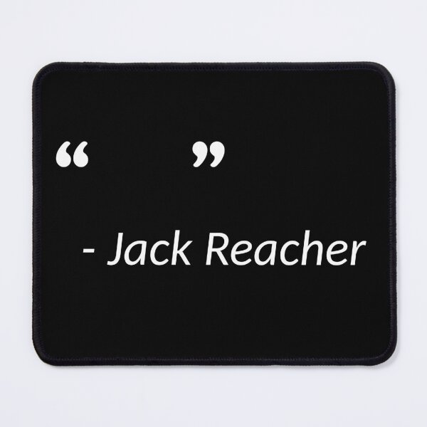 Item preview, Jack Reacher said nothing | white text designed and sold by SpringPetals.
