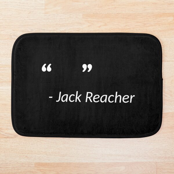 Item preview, Jack Reacher said nothing | white text designed and sold by SpringPetals.