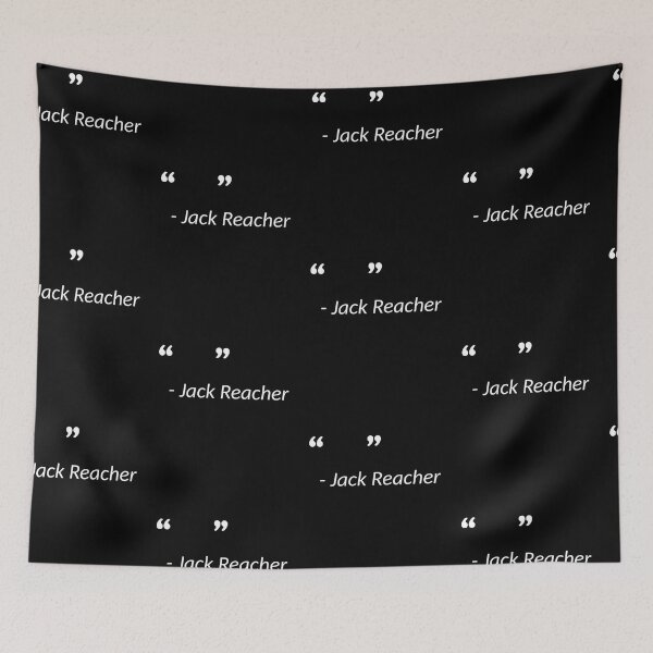 Item preview, Jack Reacher said nothing | white text designed and sold by SpringPetals.