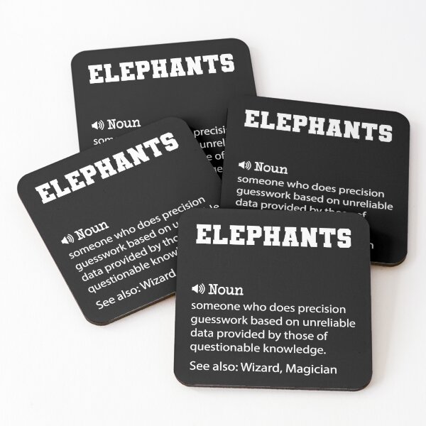Item preview, Elephants Definition, Funny Elephants Quote, Cool gift for Elephants lover designed and sold by ZAstore.