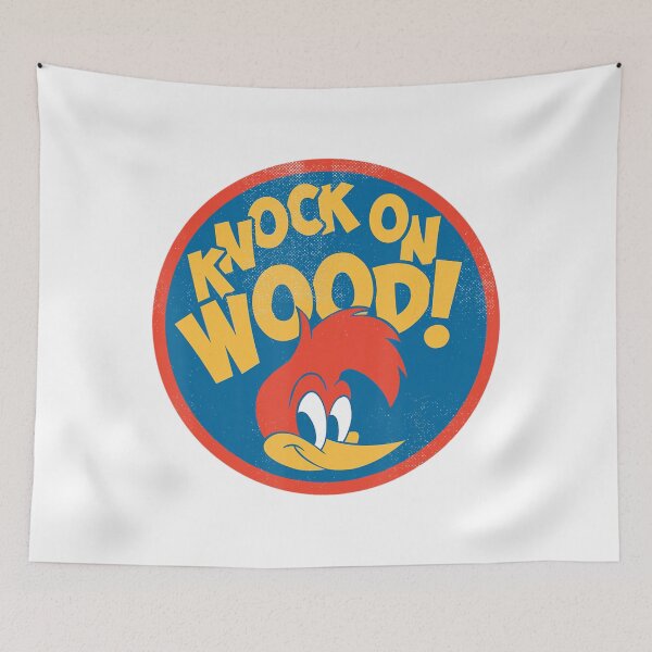 Item preview, The Big Bird Knock on Wood And Door Graphics  designed and sold by ufodinosaur.