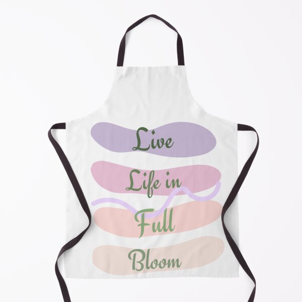 Item preview, Live life in full bloom , Inspirational life quote (color palate, colour pallete) designed and sold by Sanaura.