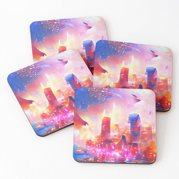 Item preview, Abstract Seaport Megalopolis designed and sold by LargeShop.