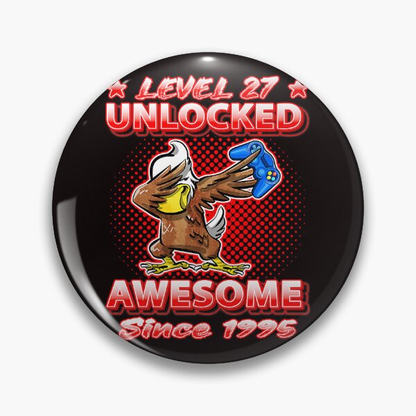 Item preview, evel 27 Unlocked Born In 1995 Dabbing  27th Birthday shirt designed and sold by Christmas222.