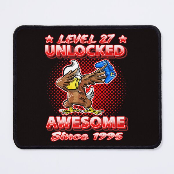 Item preview, evel 27 Unlocked Born In 1995 Dabbing  27th Birthday shirt designed and sold by Christmas222.