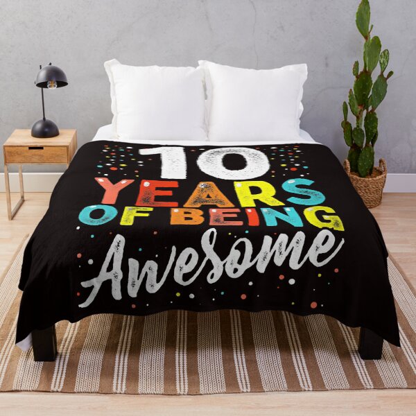 Item preview, Womens 10 Years Of Being Awesome 10 Years Old 10th Birthday designed and sold by Christmas222.