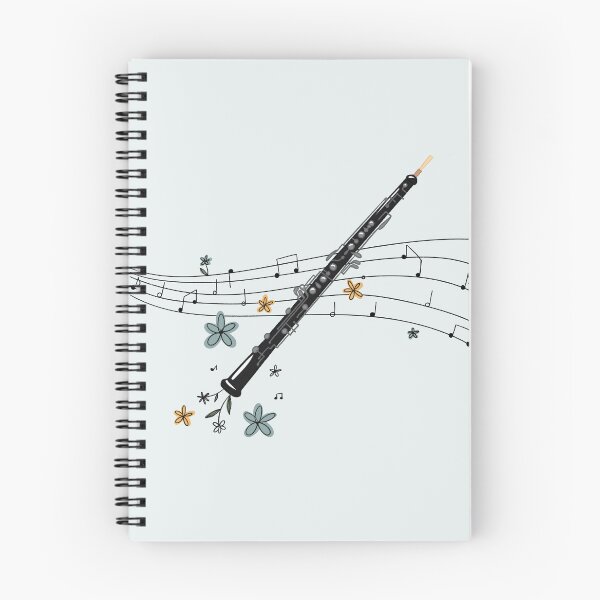 Item preview, Oboe With Flowers designed and sold by MadebyMaggie-03.