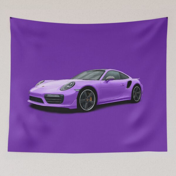 Item preview, Purple 911 Sketch Line Version - Automotive Artwork designed and sold by Steve Kidd Art.