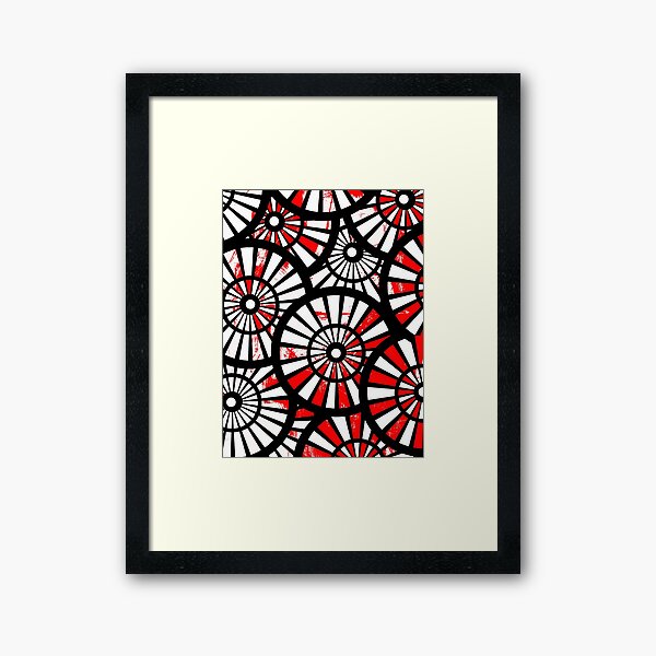 Number 34 - Modern Art Prints Framed Art Print
