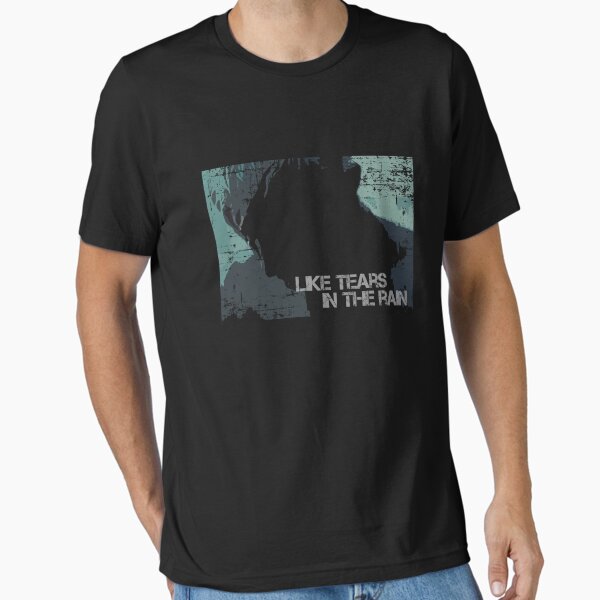 Vista previa del artículo con la obra «Como lágrimas en la lluvia - Inspirado en Bladerunner», diseñado y vendido por Bluebadger32.