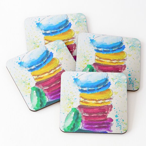 Item preview, Rainbow macarons  designed and sold by Arteaventura.