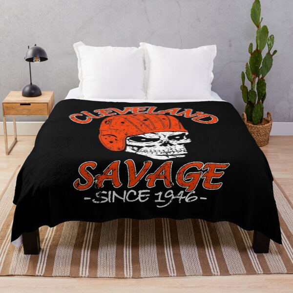 Item preview, Cleveland Football Fan - Classic Vintage Savage 1946 Skull designed and sold by doiron3525.