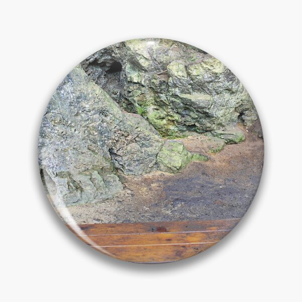 Item preview, wooden bench in the cave designed and sold by frankuffmann.