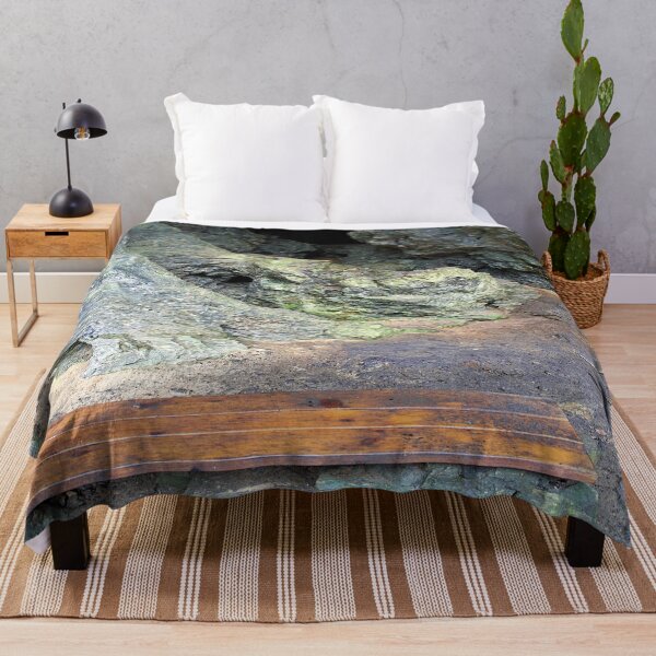 Item preview, wooden bench in the cave designed and sold by frankuffmann.