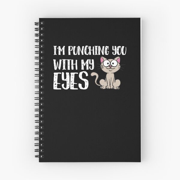 Item preview, I'm punching you with my eyes Cat Edition designed and sold by kamrankhan.