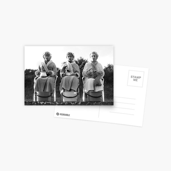 Dead Pan Ladies Postcard