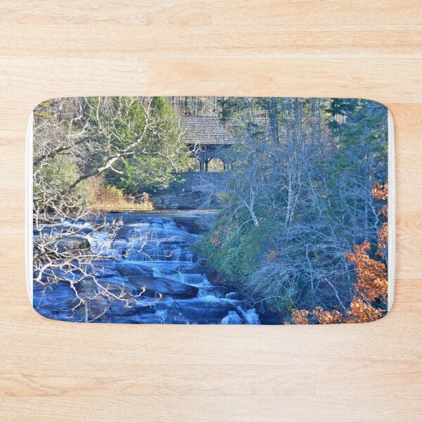 Item preview, High Falls And Covered Bridge Dupont State Forest South Carolina designed and sold by LisaWootenPhoto.