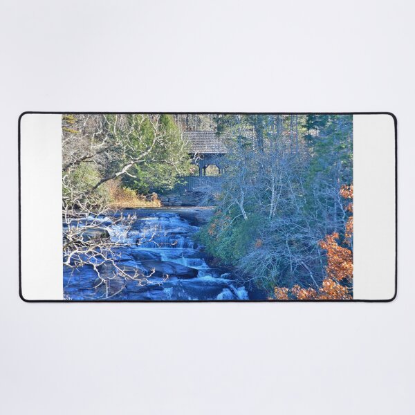 Item preview, High Falls And Covered Bridge Dupont State Forest South Carolina designed and sold by LisaWootenPhoto.