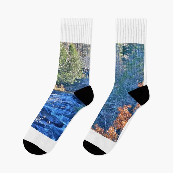 Item preview, High Falls And Covered Bridge Dupont State Forest South Carolina designed and sold by LisaWootenPhoto.
