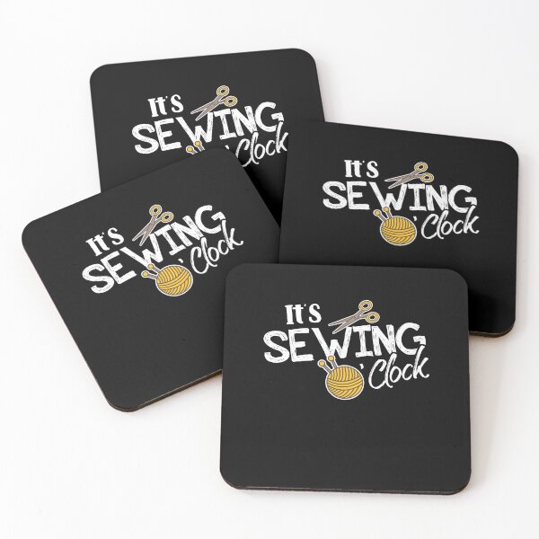 Item preview, Funny Sewing Saying Yarn Sewing O'Clock Quilting Quilter designed and sold by Dressed For  Duty.