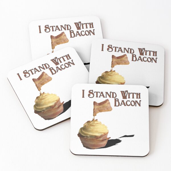 Item preview, I Stand With Bacon   designed and sold by Pollywellloves.