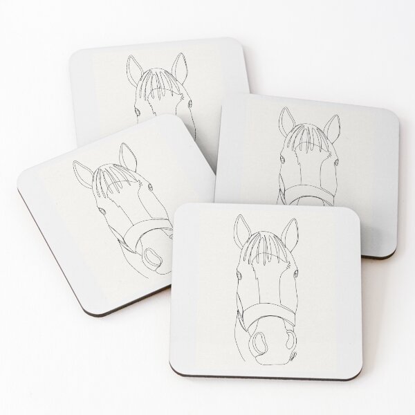 Item preview, Friendly Horse: Line Art  designed and sold by rmcbuckeye.
