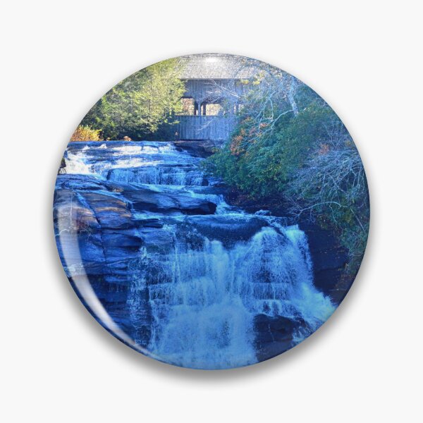 Item preview, High Falls and Covered Bridge Dupont State Forest South Carolina Vertical designed and sold by LisaWootenPhoto.