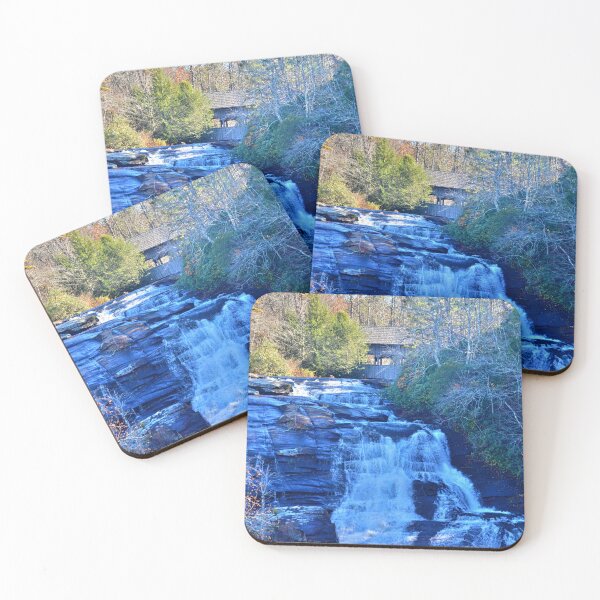 Item preview, High Falls and Covered Bridge Dupont State Forest South Carolina Vertical designed and sold by LisaWootenPhoto.