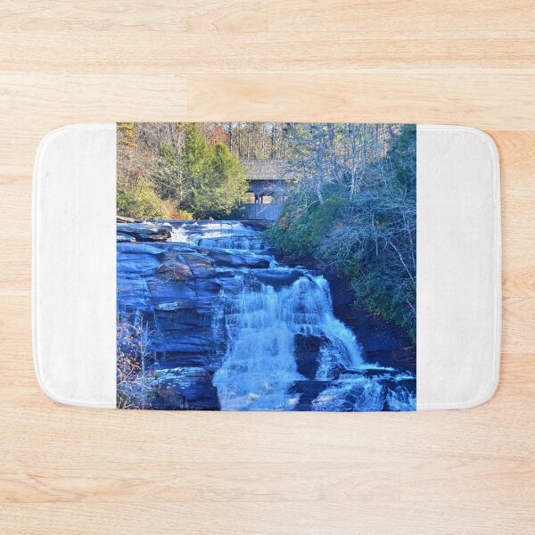 Item preview, High Falls and Covered Bridge Dupont State Forest South Carolina Vertical designed and sold by LisaWootenPhoto.