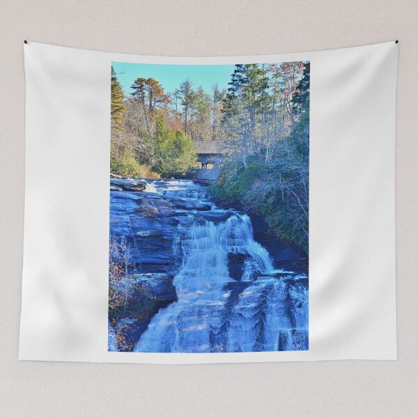 Item preview, High Falls and Covered Bridge Dupont State Forest South Carolina Vertical designed and sold by LisaWootenPhoto.