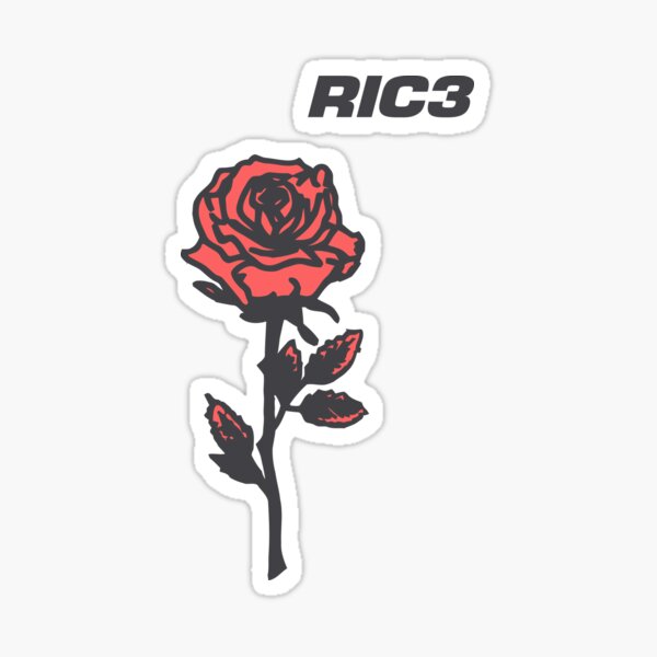 Daniel Ricciardo Merch Flor Pegatina