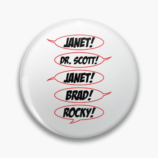 Item preview, Janet! Dr. Scott! Janet! Brad! Rocky!   designed and sold by Pollywellloves.