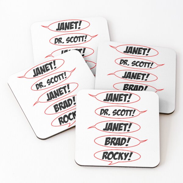 Item preview, Janet! Dr. Scott! Janet! Brad! Rocky!   designed and sold by Pollywellloves.